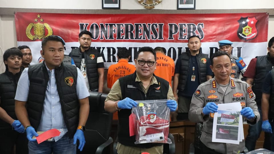 Kurang Dari 4 Jam Tim Gabungan Polda Bali dan Polres Jembrana Bekuk Pelaku Vandalisme
