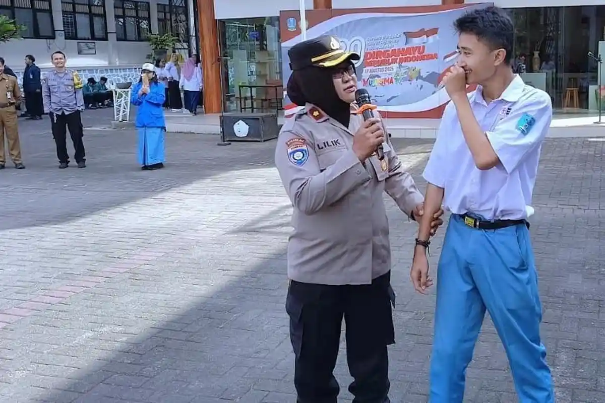 Lewat Program Police Go to School, Polresta Malang Kota Edukasi Siswa Soal Bahaya Provokasi