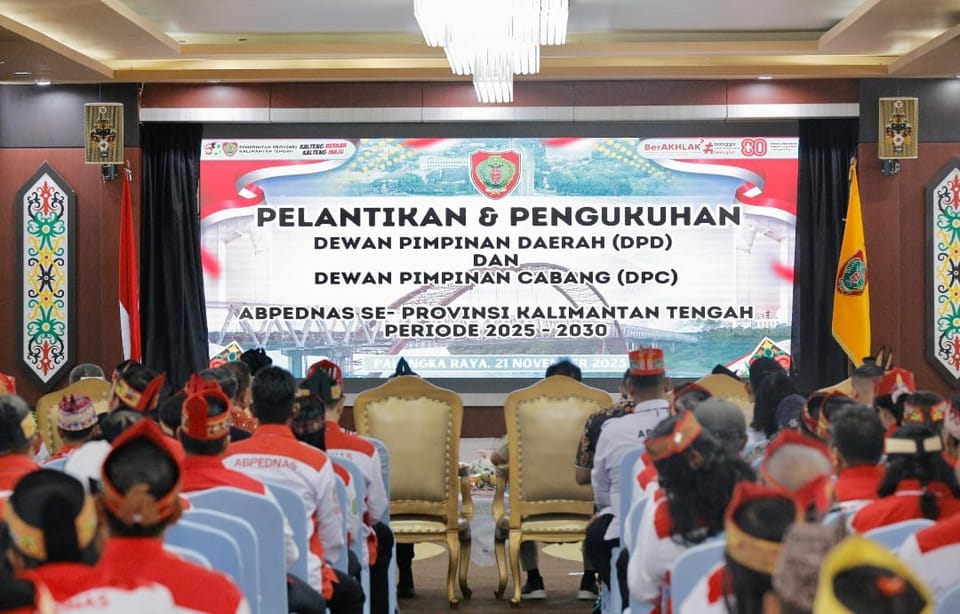 Perkuat Sinergi, Wakapolda Kalteng Hadiri Pengukuhan DPD dan DPC Abpednas Se-Kalteng