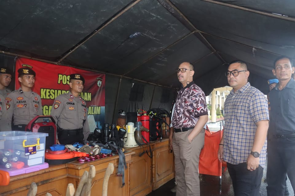 Polda Jateng Pastikan Kesiapsiagaan Tanggap Bencana, Polres Kebumen Siaga Hadapi Musim Hujan