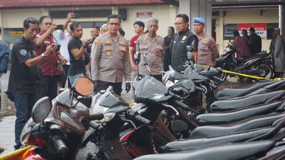 Polres Purbalingga Kembalikan Belasan Motor Hasil Curanmor ke Pemiliknya