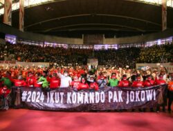 Serukan Satu Komando Relawan Sapu Lidi Surabaya Raya “2024 Ikut Jokowi”