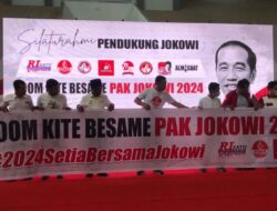 Relawan se-Provinsi Riau Gaungkan Joom Kite Besame Pak Jokowi 2024
