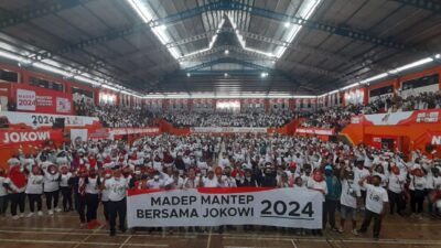 Kerja Nyata Untuk Rakyat, Relawan Banyumas Satu Komando ‘Madep Mantep 2024 Bersama Jokowi’