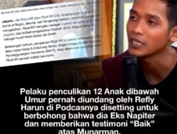 Settingan Podcast Refly Harun Berbohong, Pelaku Penculikan 12 Anak dibawah umur sebagai Napiter dan Bela Munarman