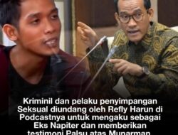 Ternyata Podcast Refly Harun Setting Penyelamatan Munarman Melalui Rizal Afif Berbohong Bahwa Munarman Tidak terkait MIT dan ISIS