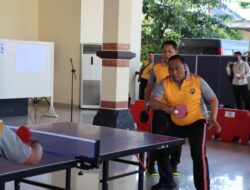 Polres Demak Gelar Turnamen Tenis Meja, Dalam Rangka Semarakan Hari Bhayangkara ke-76
