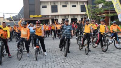 Fun Bike Polres Demak, Meriahkan Hari Bhayangkara Ke-76