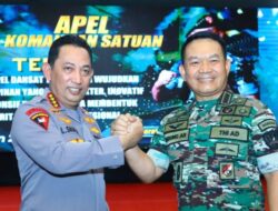 Kapolri: Sinergitas TNI-Polri Siap Mengawal Kebijakan Pemerintah serta Wujudkan Indonesia Emas 2045