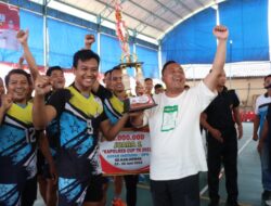 Tim Cabdin II Kabupaten Demak Juarai Turnamen Bola Voli Kapolres Cup