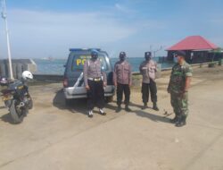 Pantai Morosari mulai Ramai Polsek Sayung Patroli dan berikan Himbauan