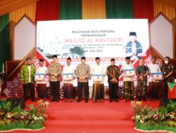 Wakapolri Peletakan Batu Pertama Pembangunan Masjid Al Kostoeri Pekanbaru Riau