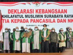 Kelompok Khilafatul Muslimin Surabaya Deklarasi Setia pada Pancasila dan NKRI
