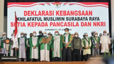 Khilafatul Muslimin Surabaya Deklarasi Akan Setia pada Pancasila dan NKRI