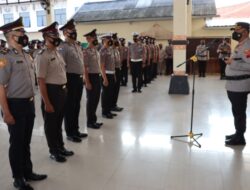 HUT Bhayangkara 54 Personel Polres Demak Naik Pangkat