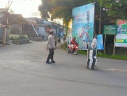 Polres Banjarnegara Pengamanan Lalulintas Pagi Hari Jaga Kamseltibcarlantas