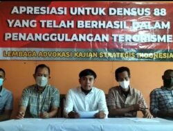 LAKSI Berikan Apresiasi Densus 88 Polri Berhasil Menangkap Jaringan Teroris di Aceh