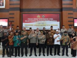 Divhumas Polri gelar (FGD) di Polres Bengkulu Kota Dalam Rangka Kontra Radikal