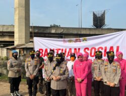 Polwan Gelar Bakti Sosial di 5 Lokasi Jakarta Utara Jelang Hari Jadi ke-74