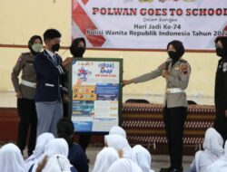 Rangkaian HUT Polwan ke 74, Polwan Polres Semarang laksanakan “Polwan Goes to School”