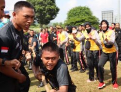 Tim Polres Banjarnegara Raih Juara Satu Lomba Tarik Tambang
