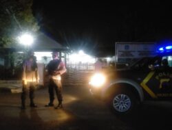 Patroli Polsek Demak Kota di Malam Hari, Antisipasi Tindak Kejahatan