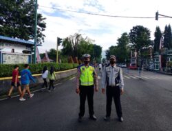 Polres Banjarnegara Lakukan Pengamanan Upacara Peringatan Hari Pramuka Ke-61