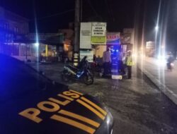 Berikan Kenyamanan Kepada Masyarakat Blue Light Patrol Polsek Tingkir Sambangi Exit Tol Salatiga