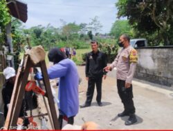 Polisi Imbau Pengerjaan Talut di Di Perumahan Tingkir Sarinibdah Tak Ganggu Aktifitas Warga