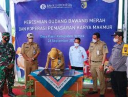 Bupati Demak Resmikan Gedung Bawang Merah Bantuan Bank Indonesia