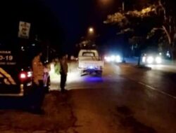 Unit Samapta Polsek Sidomukti Patroli Di JLS Warak guna Cegah Balap Liar