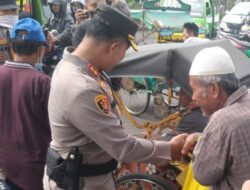 Cegah Curanmor, Unit Samapta Polsek Sidomukti Patroli Di Pertokoan Alfamart Klaseman