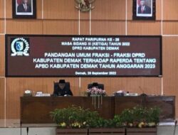 DPRD Demak Bahas Raperda tentang APBD Kabupaten Demak Tahun Anggaran 2023