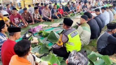 Jalin Silaturahim Dan Dekatkan Dengan Warga, Kapolsek Sidomukti Hadiri Acara Selamatan Merti Desa