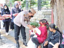Polres Salatiga Berbagi, 500 Paket Sembako Didistribusikan Ke Masyarakat