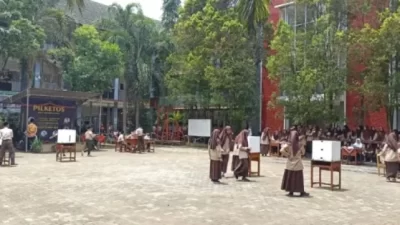 Kenalkan Pesta Demokrasi, MTs TanGho Banjarnegara Gelar Pemilihan Ketua OSIS Seperti Pemilu