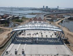 Konstruksi Dikebut, Tol Tanggul Laut Semarang-Demak Selesai Akhir 2022
