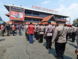 Liga 2 antara Persipa VS FC Bekasi City di Stadion Joyo Kusumo, Ratusan Personel Gabungan Polres Pati Dikerahkan