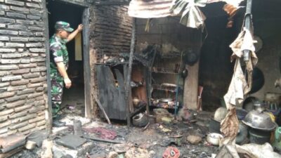 Lupa Matikan Tungku, Satu Rumah di Lawen Banjarnegara Nyaris Ludes Dilalap si Jago Merah