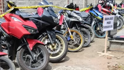 Operasi Sikat Jaran Candi, 11 Bandit Alap-Alap Motor dan Mobil Diringkus di Banjarnegara. Ini Daftar Identitasnya!