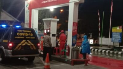 Pantau Perkembangan Situasi Kamtibmas Pasca Kenaikkan BBM, Polsek Sidomukti Patroli SPBU Brigjen Sudiarto