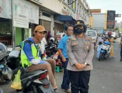 Patroli Polsek Tingkir Himbau Warga Aktif Menjaga Situasi Kamtibmas Di Pasar Raya Salatiga