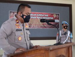 Penerimaan Anggota Tamtama Polri, Polres Demak ikuti penandatanganan Pakta Integritas