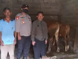 Polres Banjarnegara Sambang Peternak dan Pasar Hewan Antisipasi Virus PMK