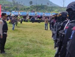 Polres Banjarnegara Terjunkan Ratusan Personel Gabungan Amankan Dieng Culture Festival
