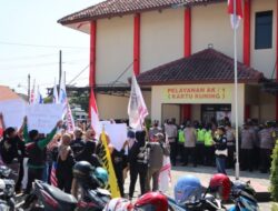 Polres Semarang Berikan Pengamanan Aksi Damai Buruh FSB Garteks