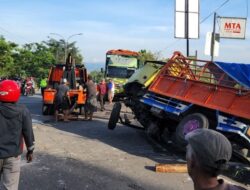 Truk Tabrak Motor di JLS Salatiga, 3 Orang Tewas