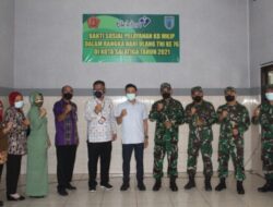 Sambut HUT ke-77 TNI, Kodim Salatiga Gelar Baksos Pemasangan Alat Kontrasepsi