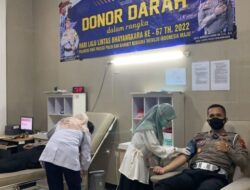 Sambut Hari Bhayangkara Lalu Lintas Ke-67, Satlantas Polres Banjarnegara Gelar Donor Darah
