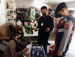 Satpol PP Banjarnegara, Amankan 200 Botol Miras di Kawasan Kota